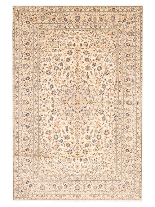 Persian Kashan 7'11" x 12'4" Hand-knotted Wool Rug 