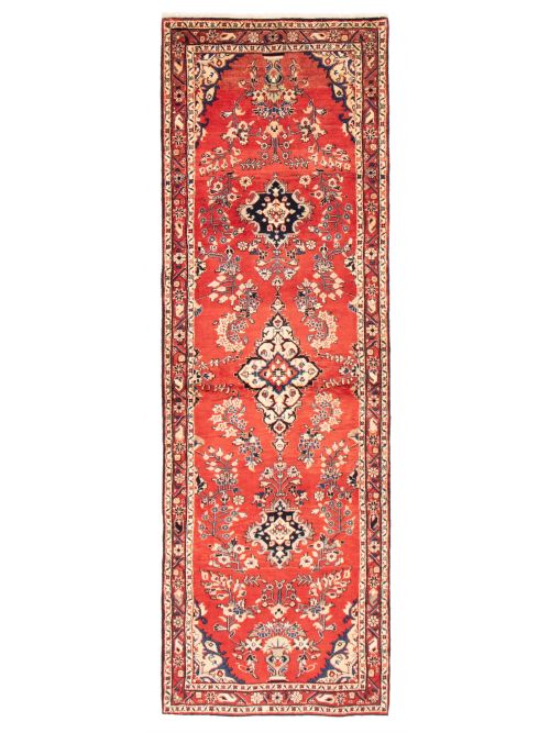 Persian Roodbar 3'1" x 9'9" Hand-knotted Wool Rug 