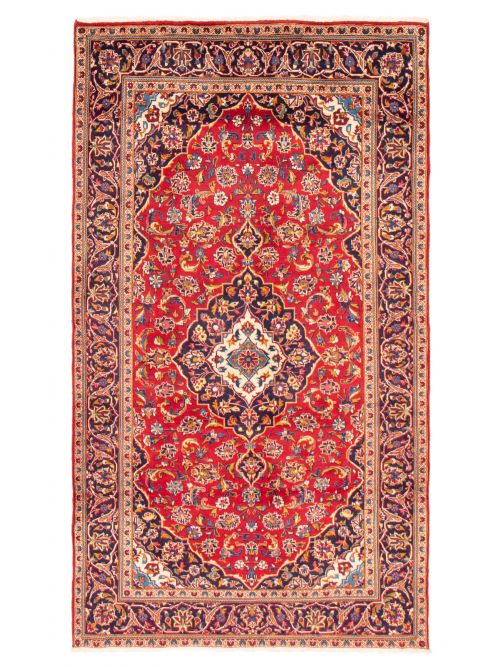 Persian Kashan 4'9" x 8'3" Hand-knotted Wool Rug 