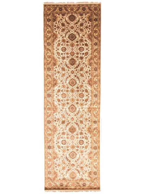 Indian Finest Agra Jaipur 6'1" x 20'3" Hand-knotted Wool Rug 