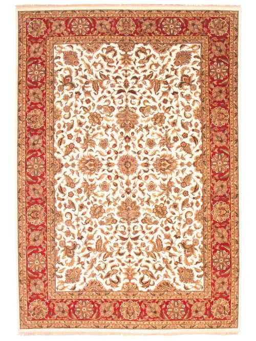 Indian Finest Agra Jaipur 12'1" x 17'10" Hand-knotted Wool Rug 