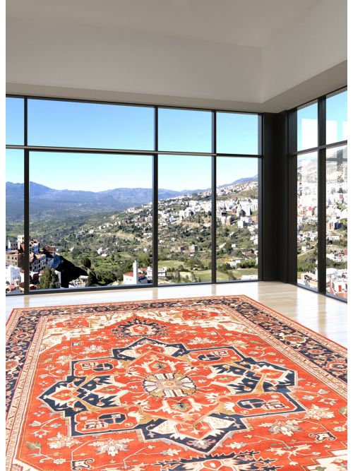Indian Serapi Heritage 11'9" x 17'10" Hand-knotted Wool Rug 