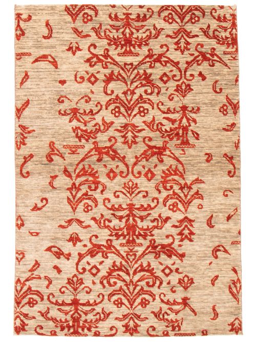 Indian Mystique 5'7" x 8'4" Hand-knotted Wool Rug 