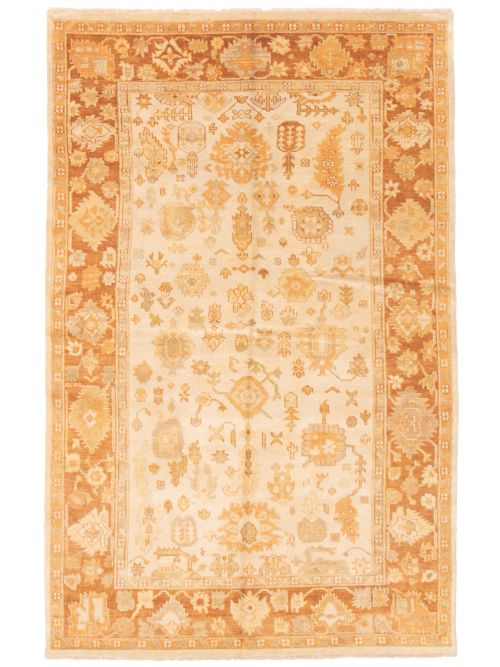 Turkish Anatolian Authentic 5'10" x 8'10" Hand-knotted Wool Rug 