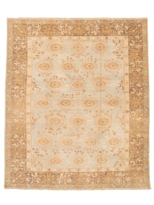 Turkish Anatolian Authentic 8'0" x 10'0" Hand-knotted Wool Rug 