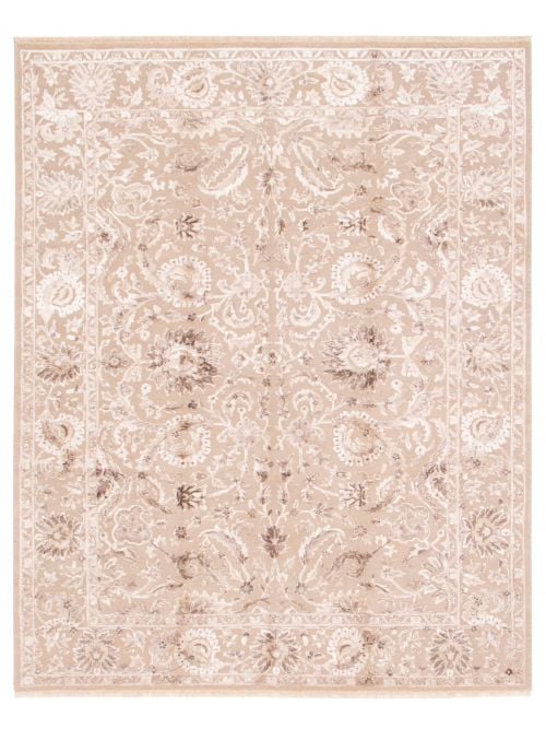 Indian Heritage 8'0" x 10'2" Hand-knotted Silk, Wool Rug 