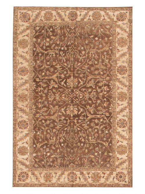 Indian Jamshidpour 5'11" x 9'0" Hand-knotted Wool Rug 