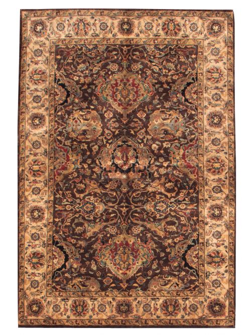 Indian Jamshidpour 5'11" x 8'8" Hand-knotted Wool Rug 