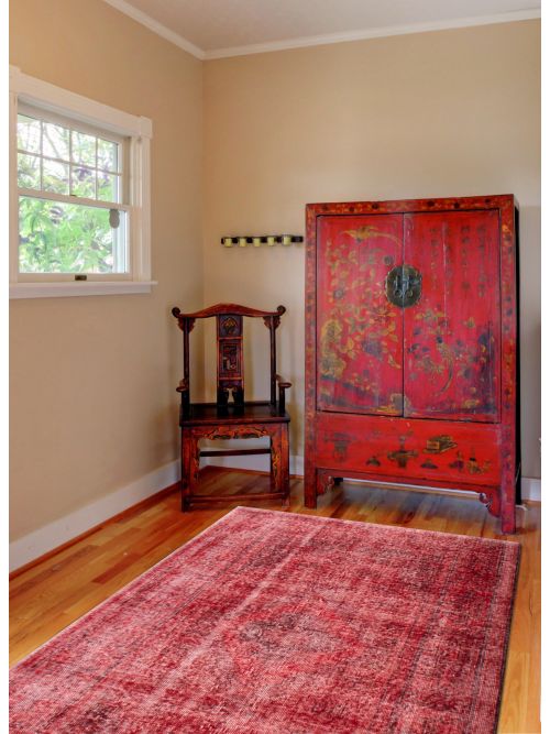 Turkish Color Transition 3'9" x 6'11" Hand-knotted Wool Rug 