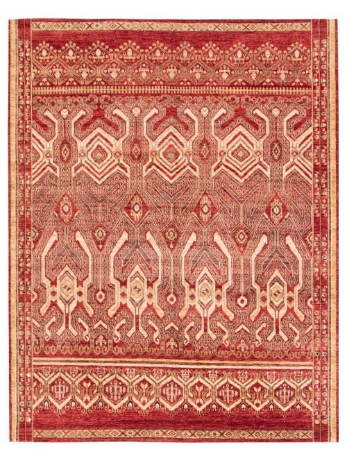 Indian Jamshidpour 7'9" x 9'9" Hand-knotted Wool Rug 