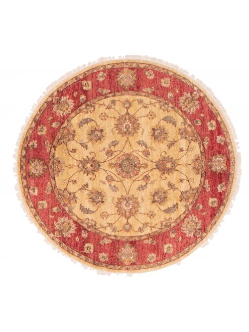 Indian Finest Agra Jaipur 5'11" x 5'11" Hand-knotted Wool Rug 