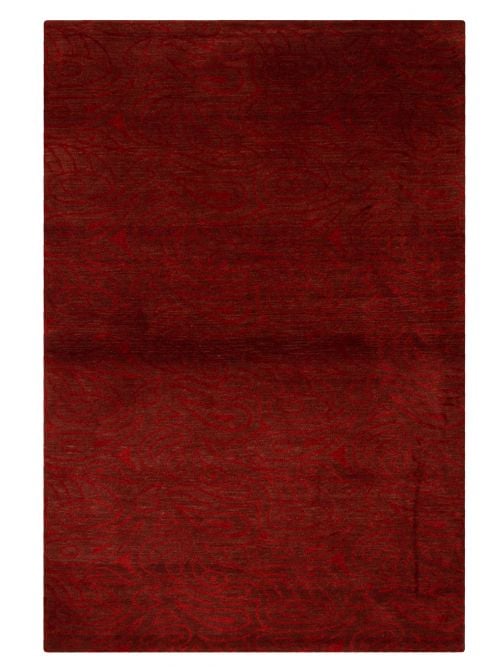 Nepal Opulence 3'11" x 5'11" Hand-knotted Silk, Wool Rug 