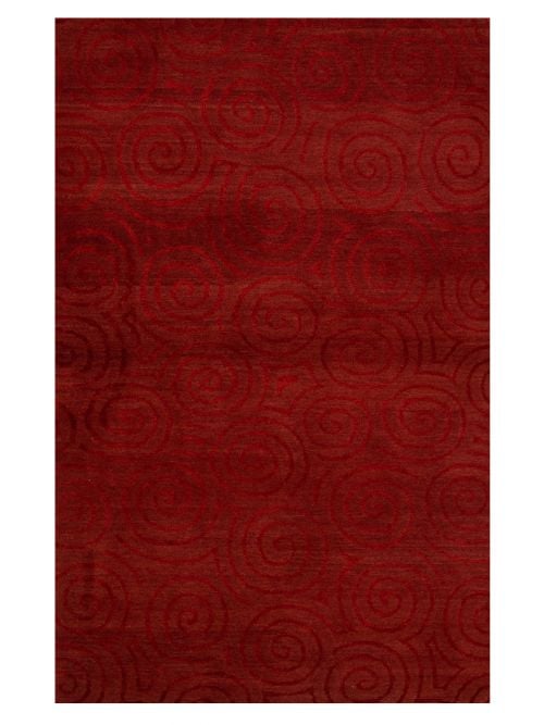 Nepal Opulence 4'0" x 6'1" Hand-knotted Silk, Wool Rug 
