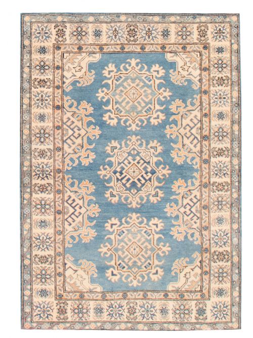 Afghan Finest Ghazni 4'2" x 6'0" Hand-knotted Wool Rug 