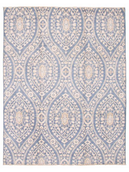 Pakistani Lahore Finest Collection 7'11" x 10'2" Hand-knotted Wool Rug 