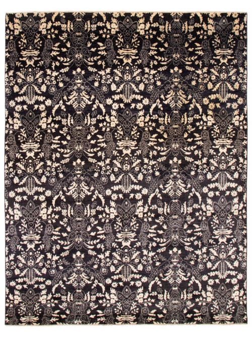 Pakistani Lahore Finest Collection 9'0" x 11'8" Hand-knotted Wool Rug 