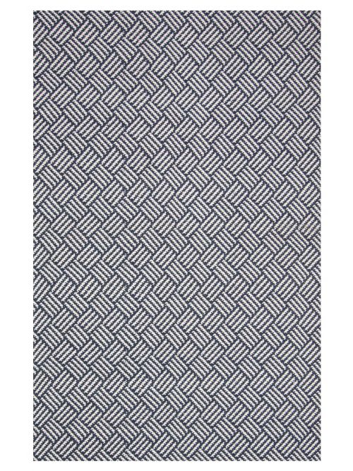 Indian Nevada 4'10" x 7'6" Flat-Weave Wool Kilim 