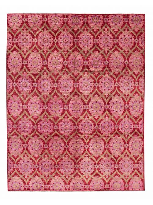 Indian Mystique 9'8" x 12'0" Hand-knotted Wool Rug 