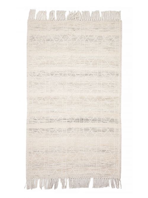 Indian Sienna 5'1" x 8'2" Braided Weave Wool Rug 