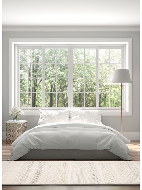 Indian Sienna 5'1" x 8'2" Braided Weave Wool Rug 