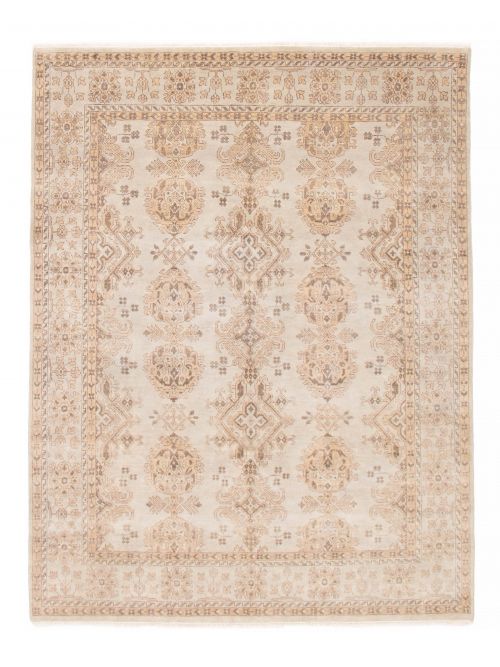 Indian Finest Agra Jaipur 8'0" x 10'0" Hand-knotted Wool Rug 