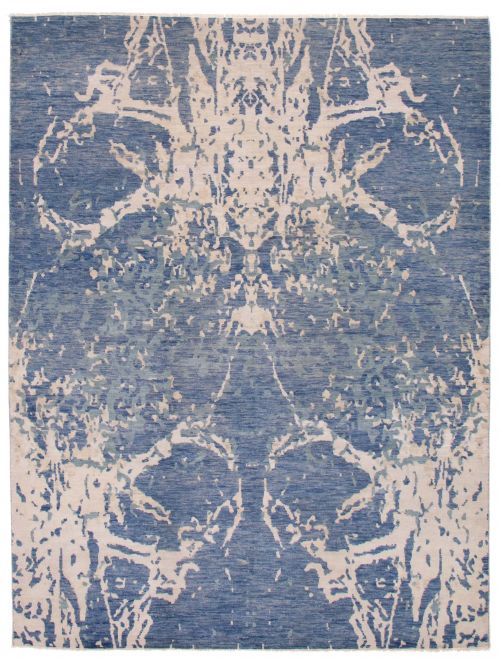 Indian Mystique 9'2" x 12'2" Hand-knotted Wool Rug 