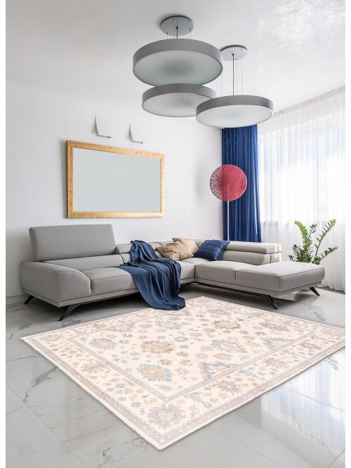 Indian Royal Oushak 7'11" x 9'9" Hand-knotted Wool Rug 