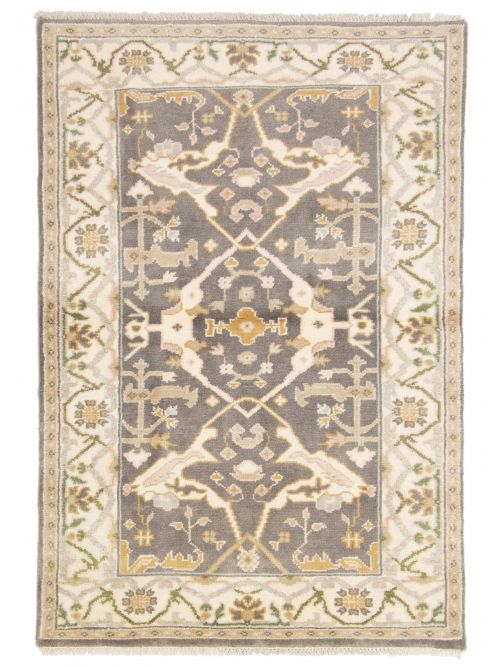 Indian Royal Oushak 3'11" x 5'9" Hand-knotted Wool Rug 