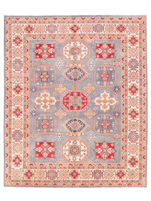 Afghan Finest Ghazni 8'0" x 9'7" Hand-knotted Wool Rug 
