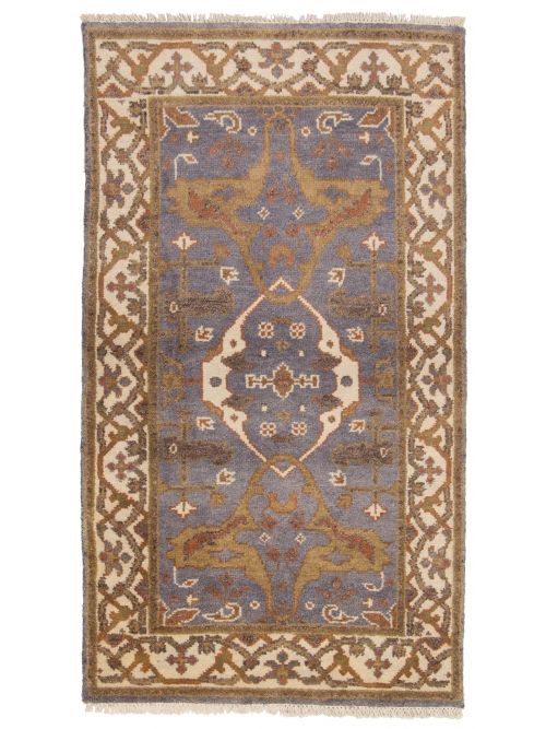 Indian Royal Oushak 3'0" x 5'3" Hand-knotted Wool Rug 