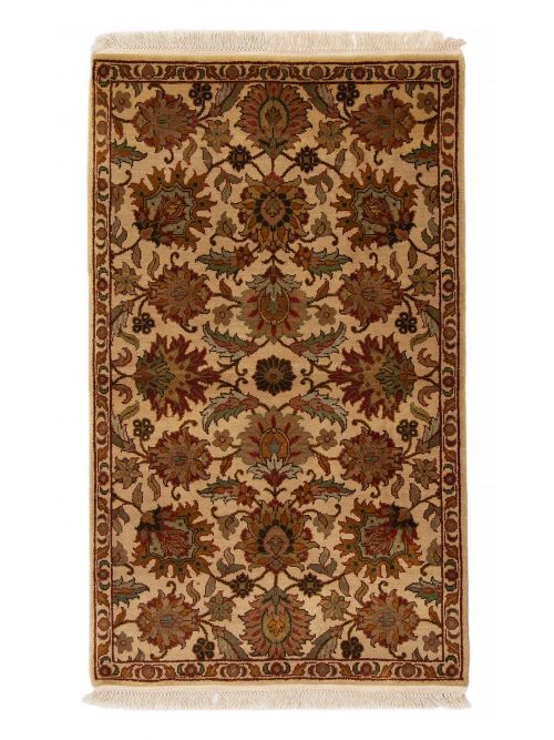 Indian Finest Agra Jaipur 3'0" x 5'2" Hand-knotted Wool Rug 