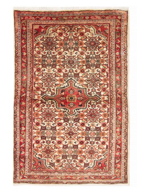 Persian Hamadan 3'5" x 5'4" Hand-knotted Wool Rug 