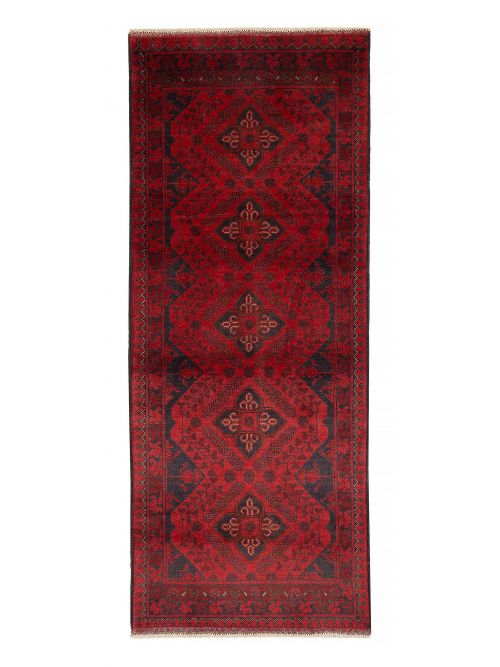 Afghan Finest Khal Mohammadi 2'7" x 6'6" Hand-knotted Wool Rug 