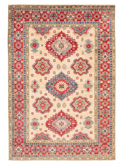 Afghan Finest Ghazni 8'4" x 11'8" Hand-knotted Wool Rug 