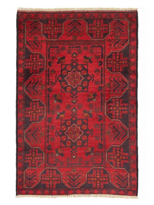 Afghan Finest Khal Mohammadi 2'7" x 3'11" Hand-knotted Wool Rug 