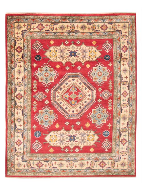 Afghan Finest Ghazni 6'5" x 8'0" Hand-knotted Wool Rug 