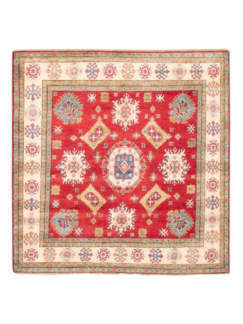 Afghan Finest Ghazni 6'8" x 6'8" Hand-knotted Wool Rug 