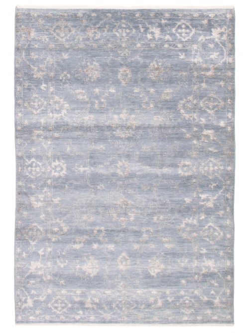 Indian Mystique 5'11" x 8'9" Hand-knotted Silk, Wool Rug 