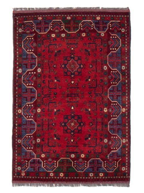 Afghan Finest Khal Mohammadi 3'4" x 4'9" Hand-knotted Wool Rug 