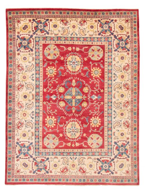 Afghan Finest Ghazni 7'9" x 10'1" Hand-knotted Wool Rug 