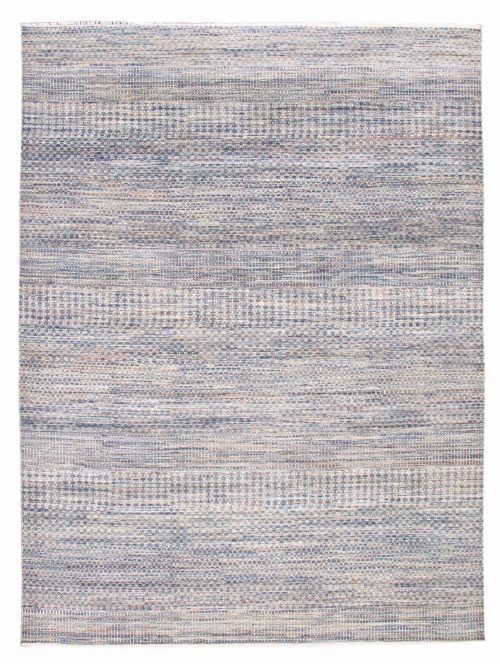 Indian Silk Shadow 10'0" x 13'7" Hand-knotted Viscose & Wool Rug 