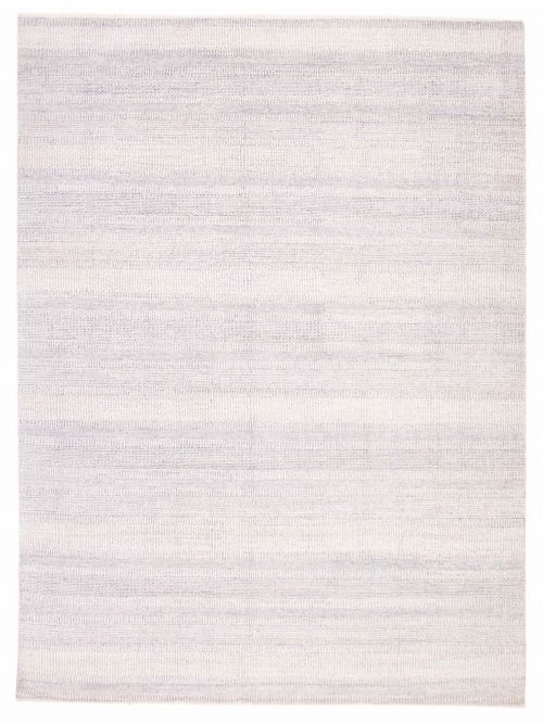 Indian Silk Shadow 10'0" x 13'5" Hand-knotted Viscose & Wool Rug 
