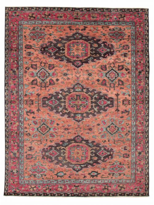 Indian Jules Serapi 9'0" x 12'0" Hand-knotted Wool Rug 