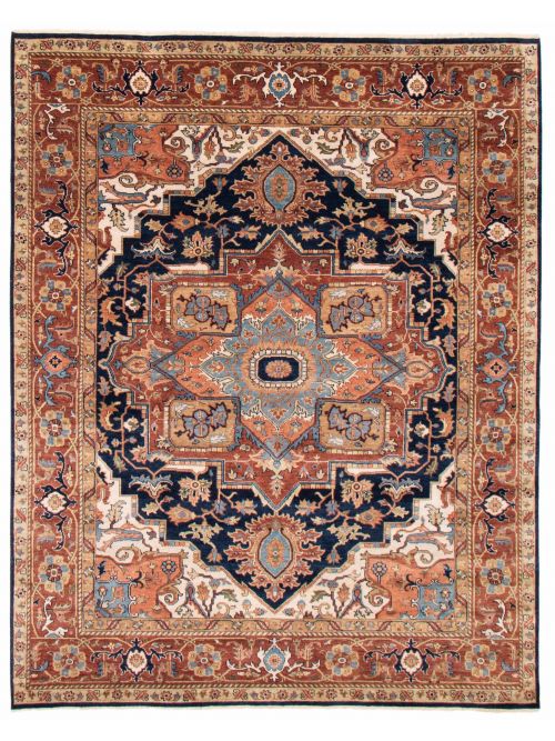 Indian Jules Sultane 7'11" x 9'10" Hand-knotted Wool Rug 