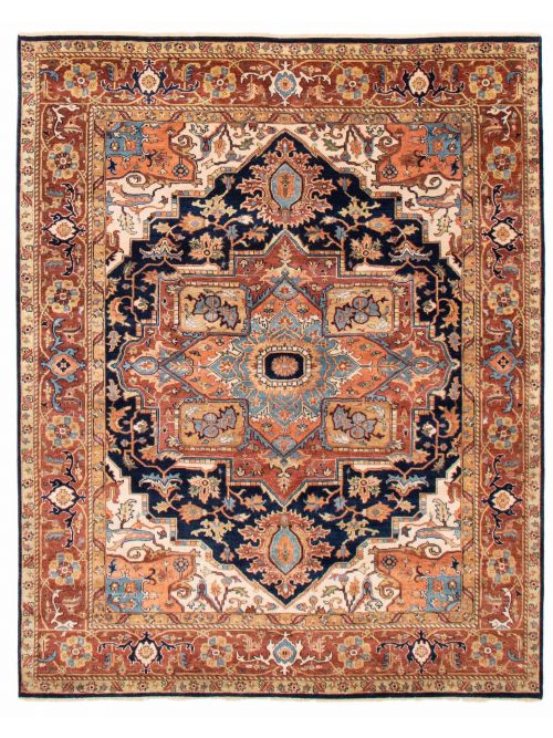 Indian Jules Sultane 7'11" x 9'11" Hand-knotted Wool Rug 