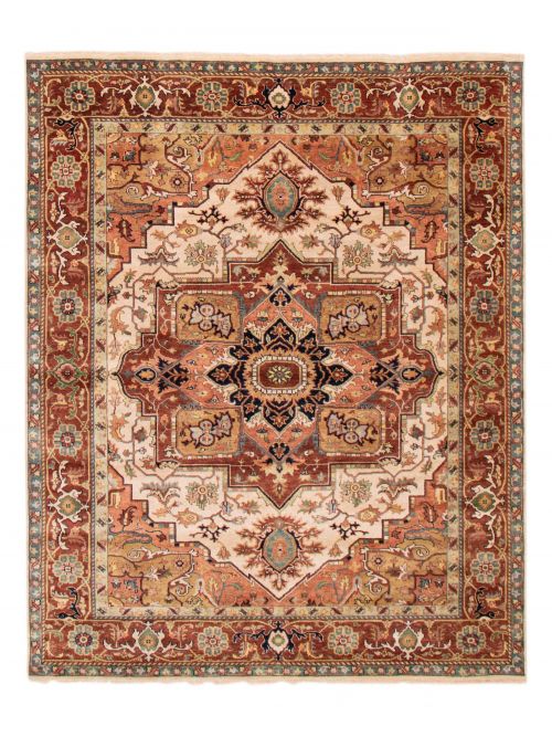 Indian Jules Sultane 8'0" x 10'0" Hand-knotted Wool Rug 