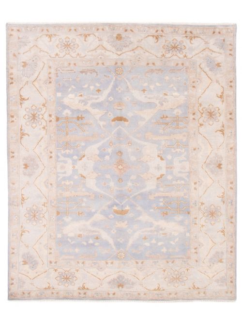 Indian Royal Oushak 8'5" x 10'0" Hand-knotted Wool Rug 