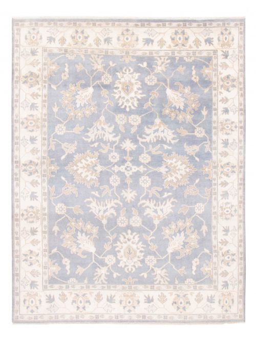 Indian Royal Oushak 8'11" x 11'9" Hand-knotted Wool Rug 