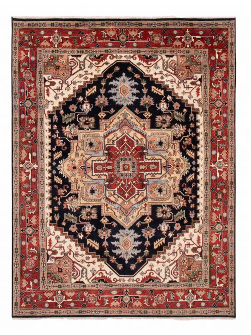 Indian Serapi Heritage 8'10" x 11'10" Hand-knotted Wool Rug 