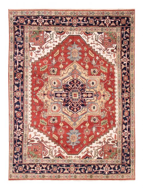 Indian Serapi Heritage 8'9" x 11'8" Hand-knotted Wool Rug 